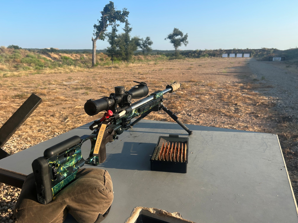 6.5 Creedmoor PXT competition rifle on the range